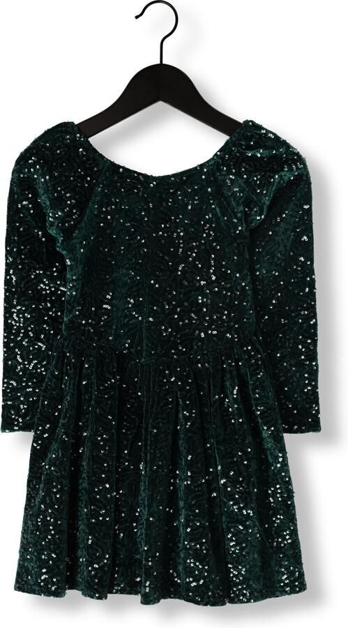 KONGES SLOJD Meisjes Jurken Viola Dress Donkergroen - Foto 2