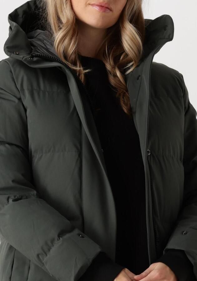 Krakatau Groene Parka Jas Green Dames