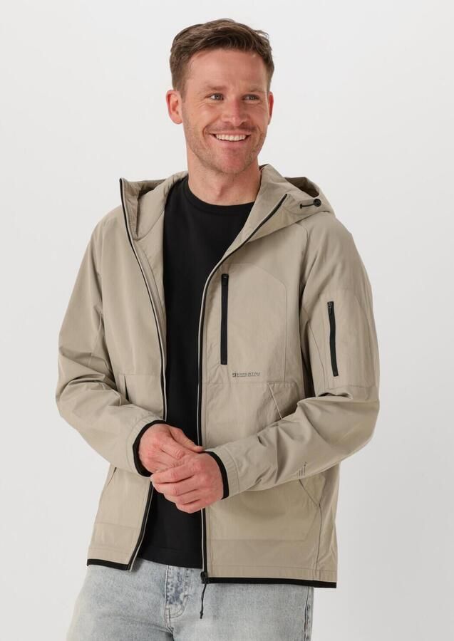 KRAKATAU Heren Jassen Nm66 Beige - Foto 4