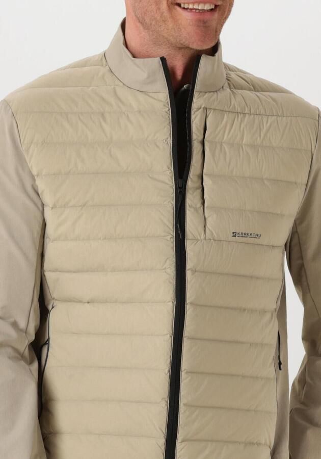 KRAKATAU Heren Jassen Qm507 Beige - Foto 3