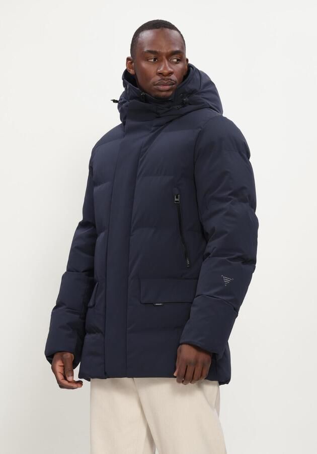 KRAKATAU Heren Jassen Qm597 Donkerblauw