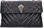 Kurt Geiger Zwarte Gewatteerde Schoudertas met Kettingbanden Black Dames - Thumbnail 1