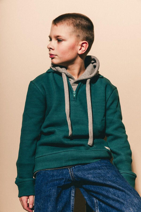 Labo de Colores Jongens Truien & Vesten Dyon Donkergroen - Foto 2