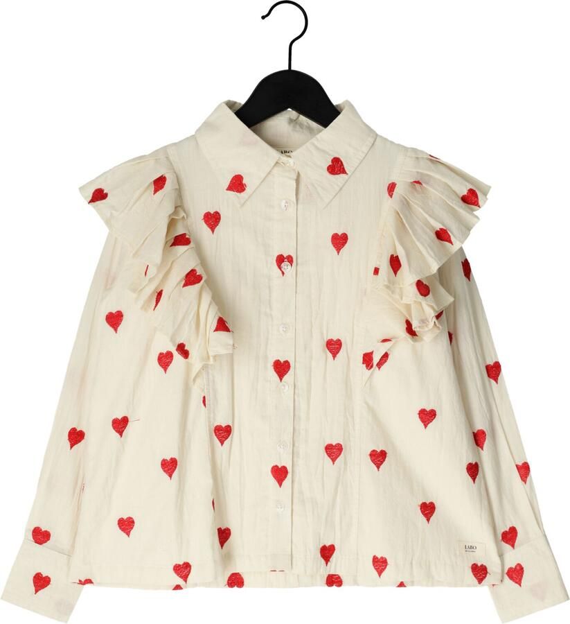 LABO DE COLORES Meisjes Blouses Loe Ecru