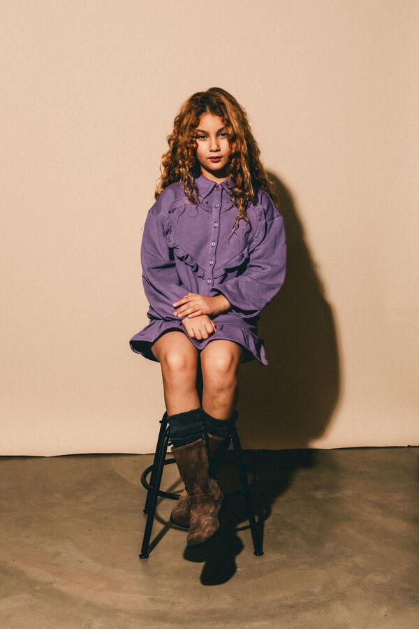 Labo de Colores Meisjes Jurken Kabe Lila - Foto 2