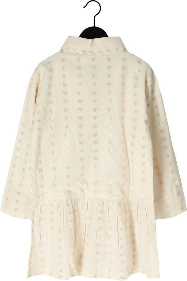 LABO DE COLORES Meisjes Jurken Linne Creme - Foto 2