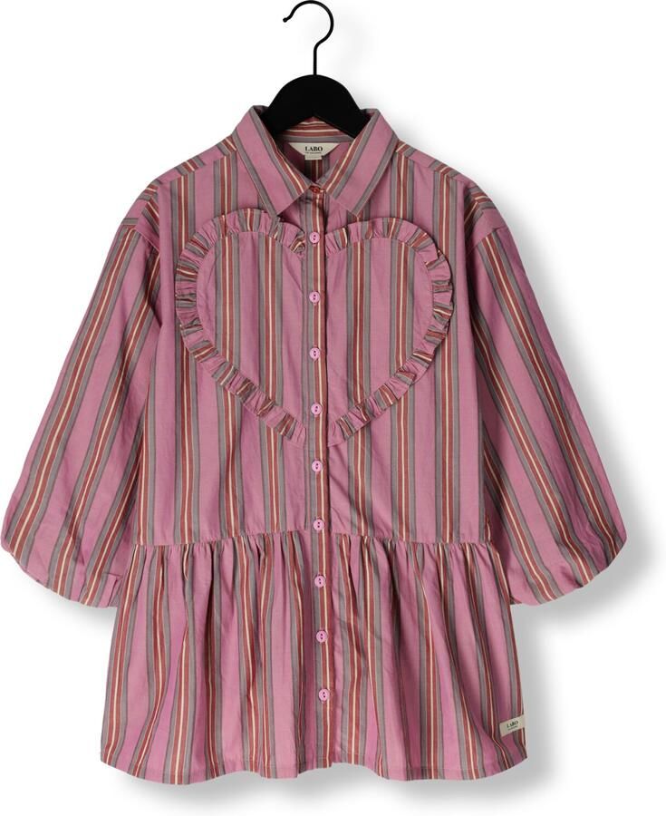 Labo de Colores Meisjes Jurken Rainbow Roze - Foto 3