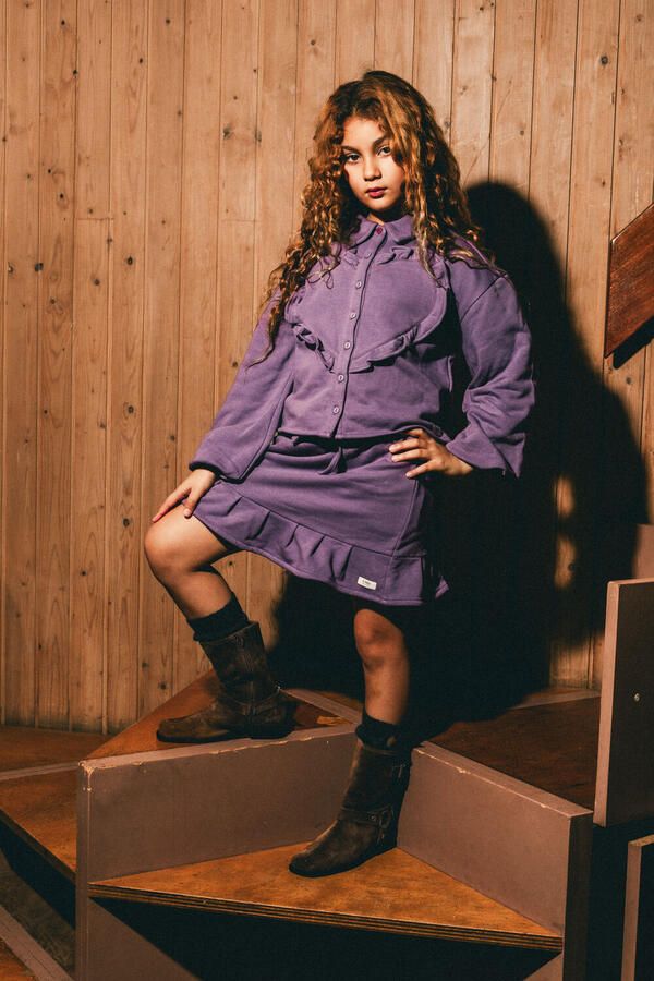 Labo de Colores Meisjes Rokken Nerima Lila - Foto 2