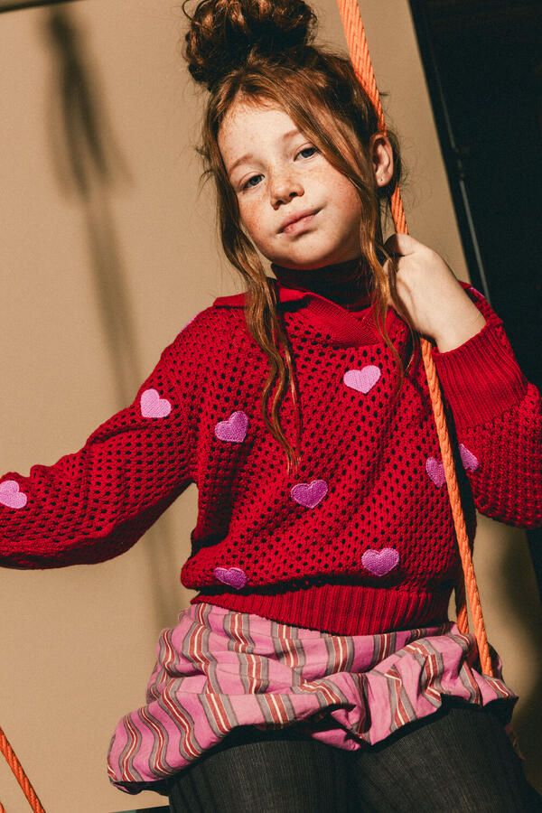 Labo de Colores Meisjes Truien & Vesten Muri Rood - Foto 2