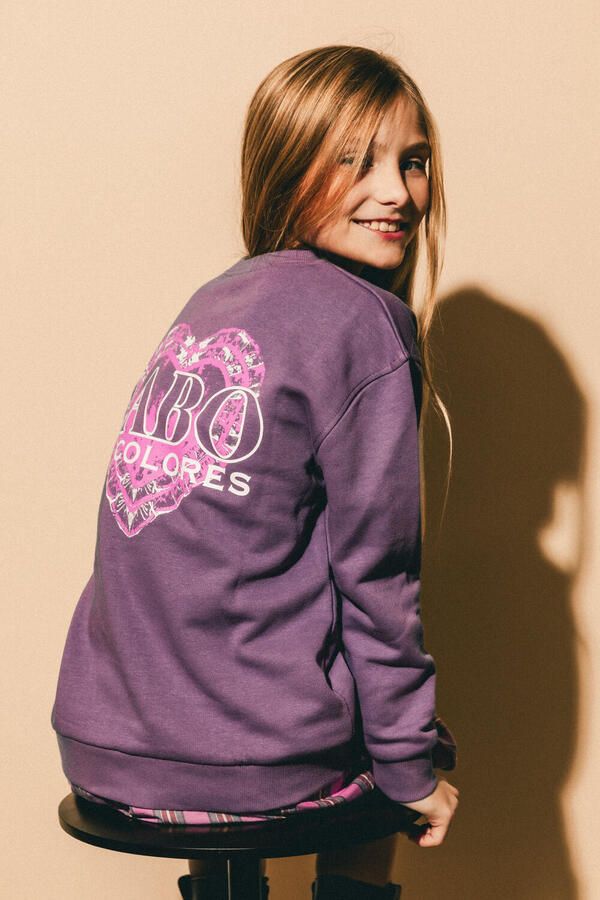 Labo de Colores Meisjes Truien & Vesten Tokio Paars - Foto 2