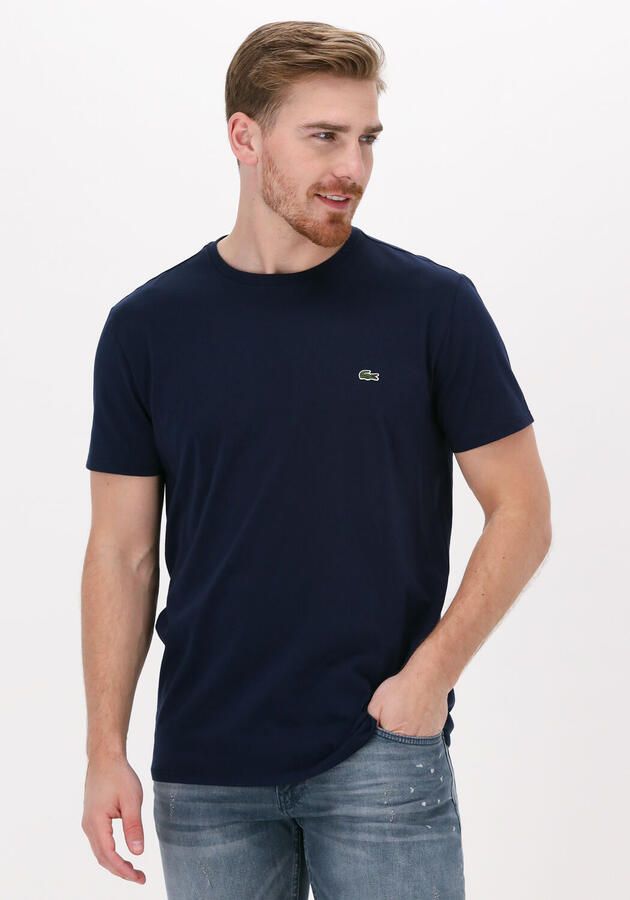 Lacoste Short Sleeved Crew Neck T-shirts Kleding marine maat: M beschikbare maaten:S M - Foto 4