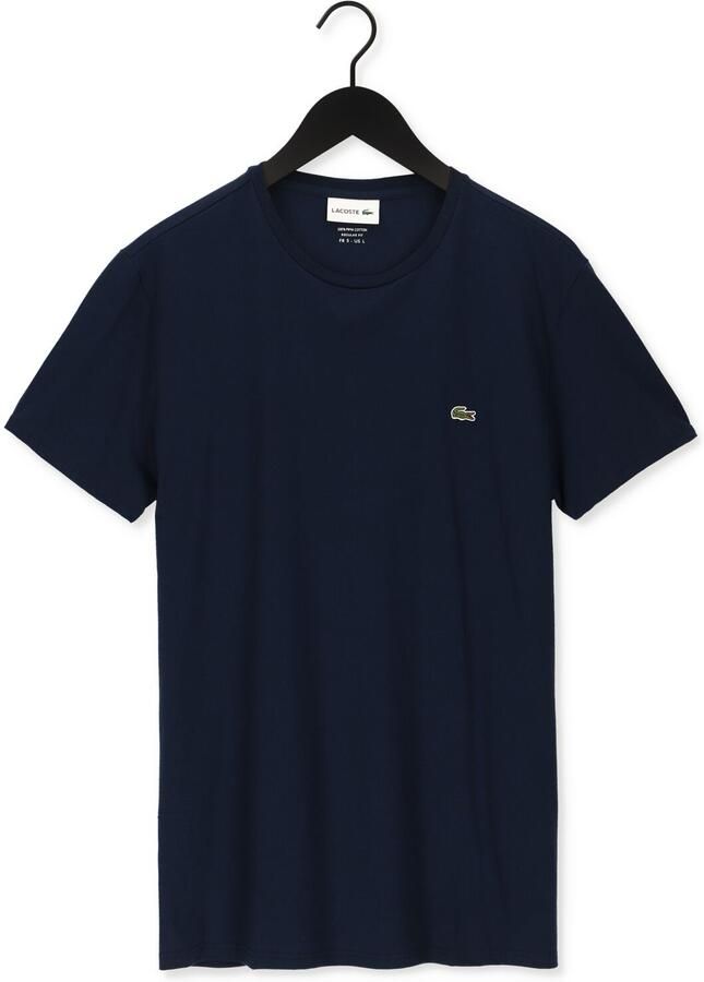Lacoste Short Sleeved Crew Neck T-shirts Kleding marine maat: M beschikbare maaten:S M