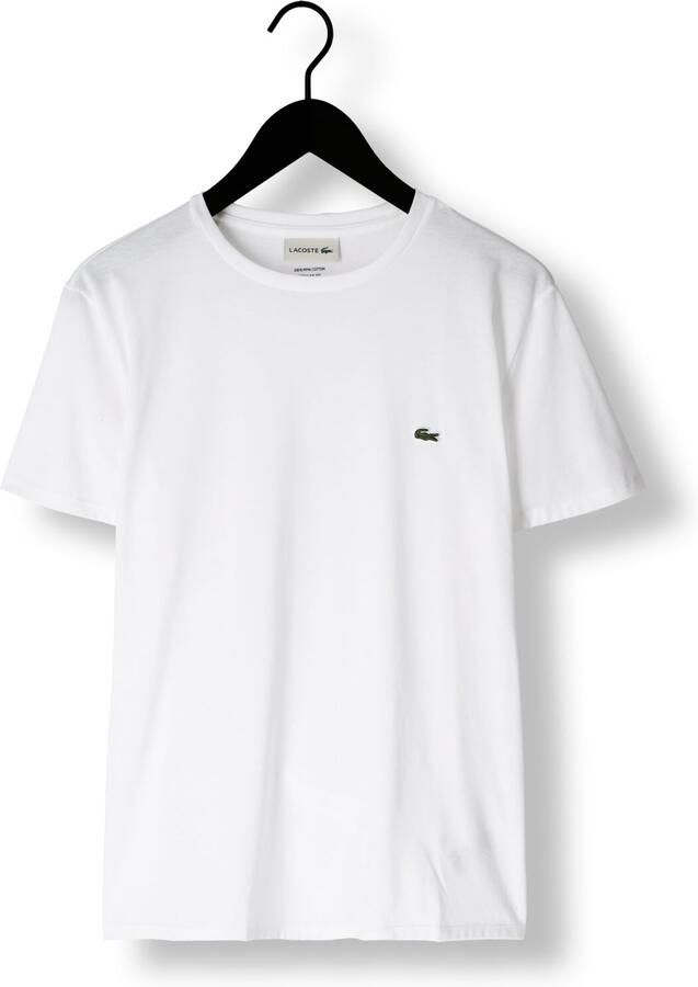 Lacoste Witte T-shirts en Polos met geborduurd logo White Heren - Foto 1