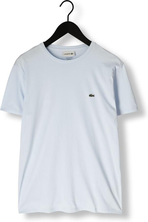 LACOSTE Heren Polo's & T-shirts 1tht1 Mens Tee-shirt 12 Lichtblauw - Foto 3