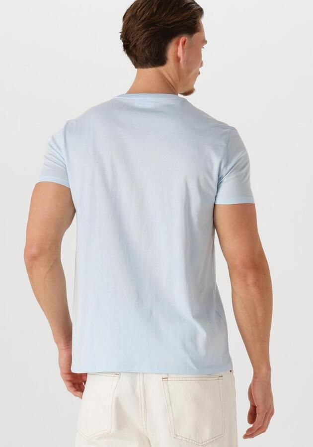 LACOSTE Heren Polo's & T-shirts 1tht1 Mens Tee-shirt 12 Lichtblauw