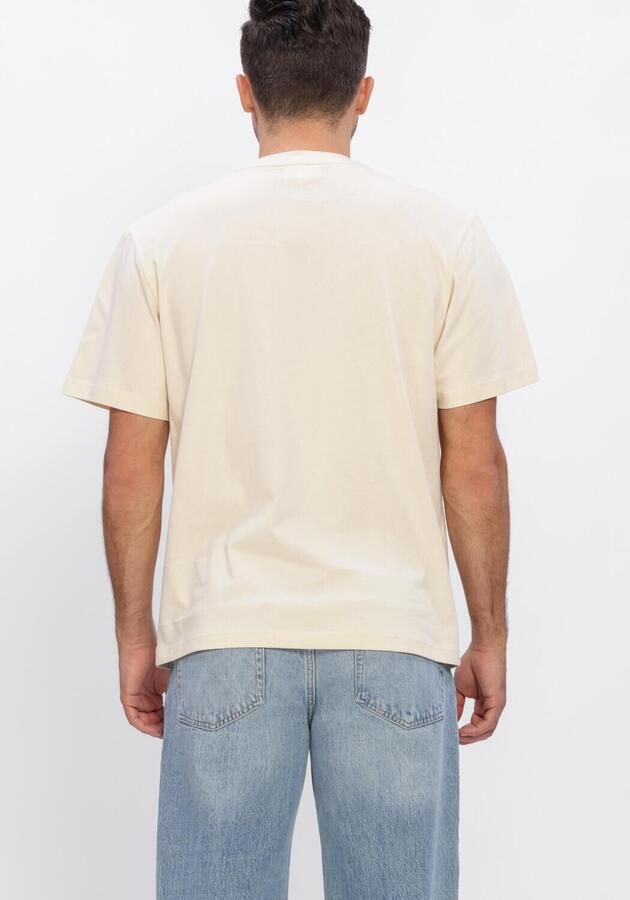 LACOSTE Heren Polo's & T-shirts Cotton T-shirt Creme - Foto 3