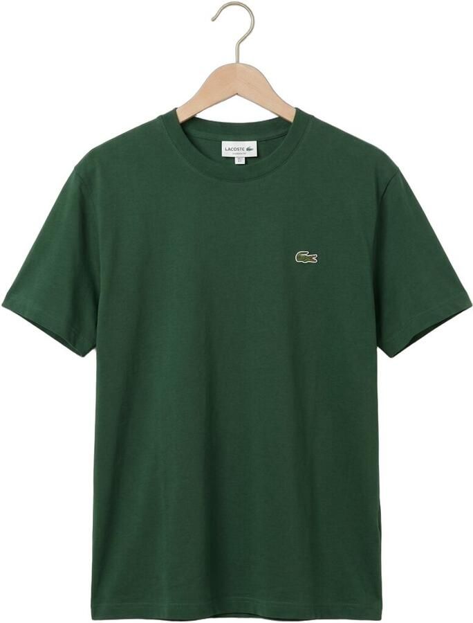 LACOSTE Heren Polo's & T-shirts Cotton T-shirt Donkergroen - Foto 2