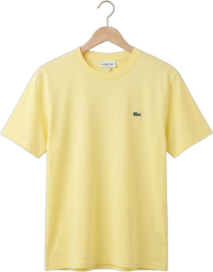 Lacoste T-shirt Korte Mouw Classic Fit T-Shirt TH7318 Jaune - Foto 2