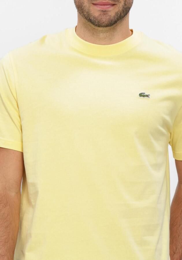 Lacoste T-shirt Korte Mouw Classic Fit T-Shirt TH7318 Jaune - Foto 4