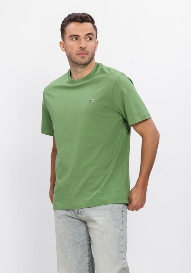 LACOSTE Heren Polo's & T-shirts Cotton T-shirt Groen