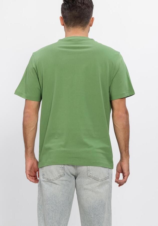 LACOSTE Heren Polo's & T-shirts Cotton T-shirt Groen - Foto 4
