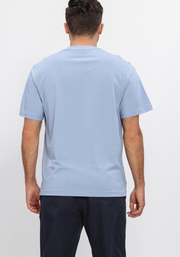 LACOSTE Heren Polo's & T-shirts Cotton T-shirt Lichtblauw - Foto 3