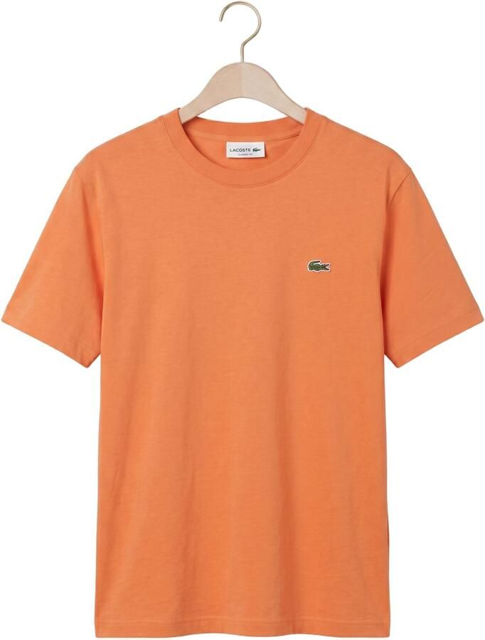 LACOSTE Heren Polo's & T-shirts Cotton T-shirt Oranje - Foto 2