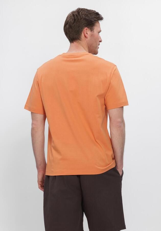 LACOSTE Heren Polo's & T-shirts Cotton T-shirt Oranje - Foto 3