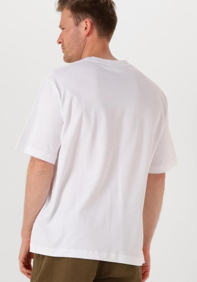 LACOSTE Polo's & T-shirts Crewneck Pimakatoenen Jersey T-shirt Wit - Foto 2
