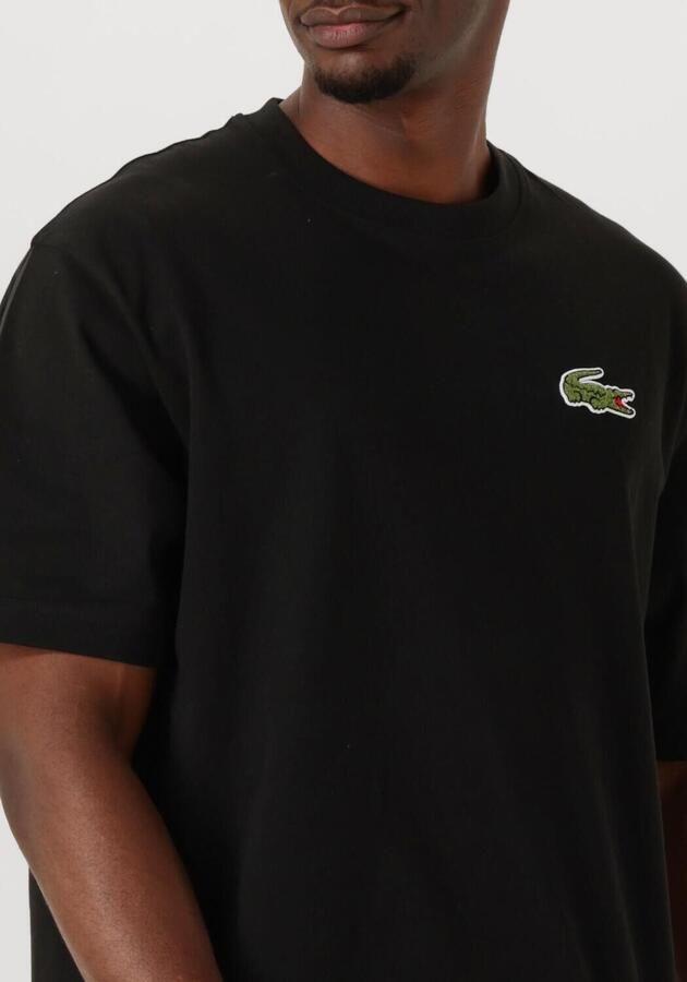 LACOSTE Heren Polo's & T-shirts 1ht1 Mens Tee-shirt 01 Zwart - Foto 3