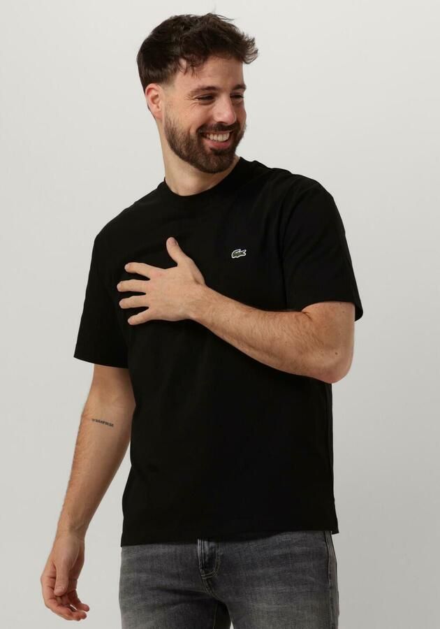 Lacoste Short Sleeved Crew Neck T-shirts Kleding black maat: S beschikbare maaten:S M L XL XXL - Foto 3