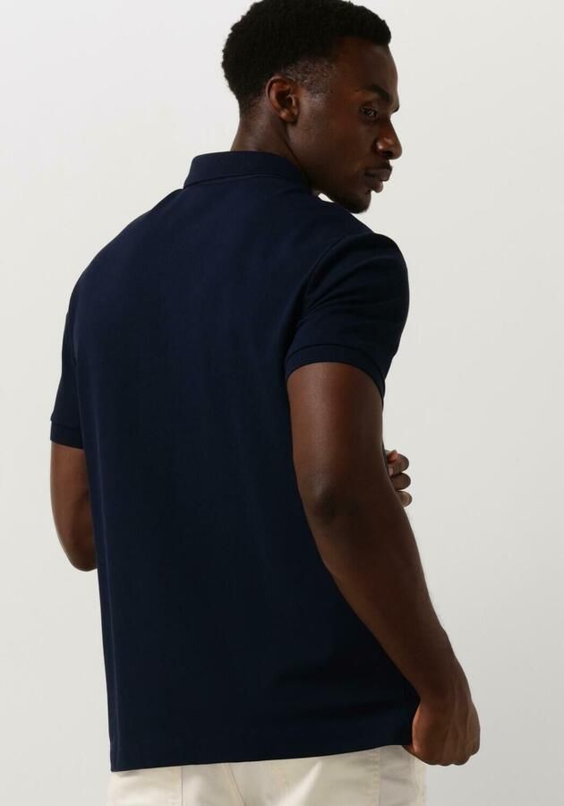 LACOSTE Heren Polo's & T-shirts Regular Fit Cotton Blend Polo Shirt Donkerblauw - Foto 3