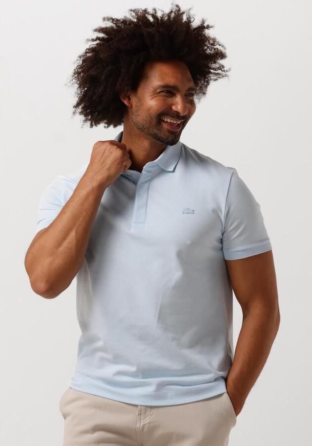 LACOSTE Heren Polo's & T-shirts Regular Fit Cotton Blend Polo Shirt Lichtblauw - Foto 3