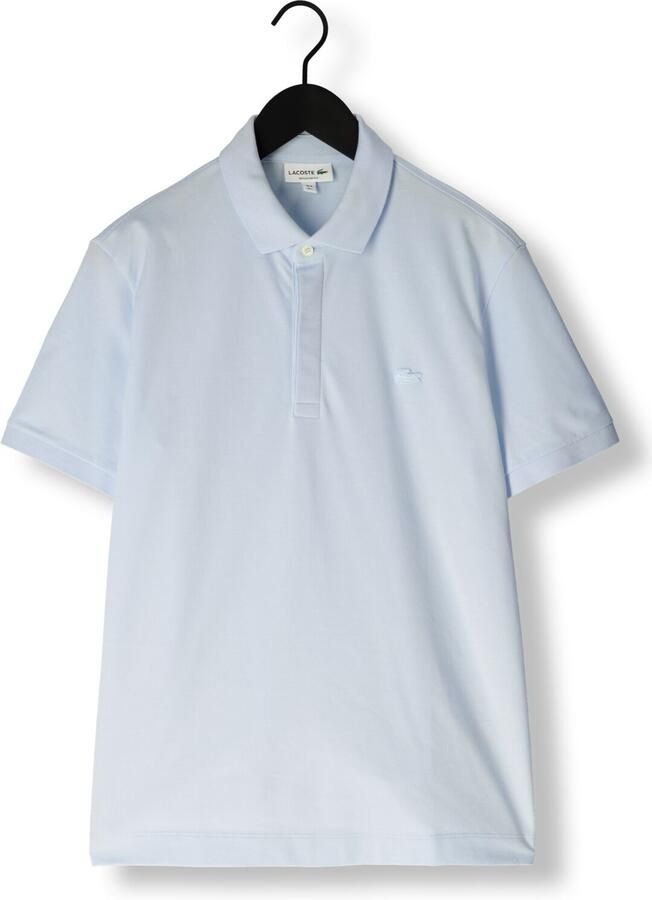 LACOSTE Heren Polo's & T-shirts Regular Fit Cotton Blend Polo Shirt Lichtblauw - Foto 2