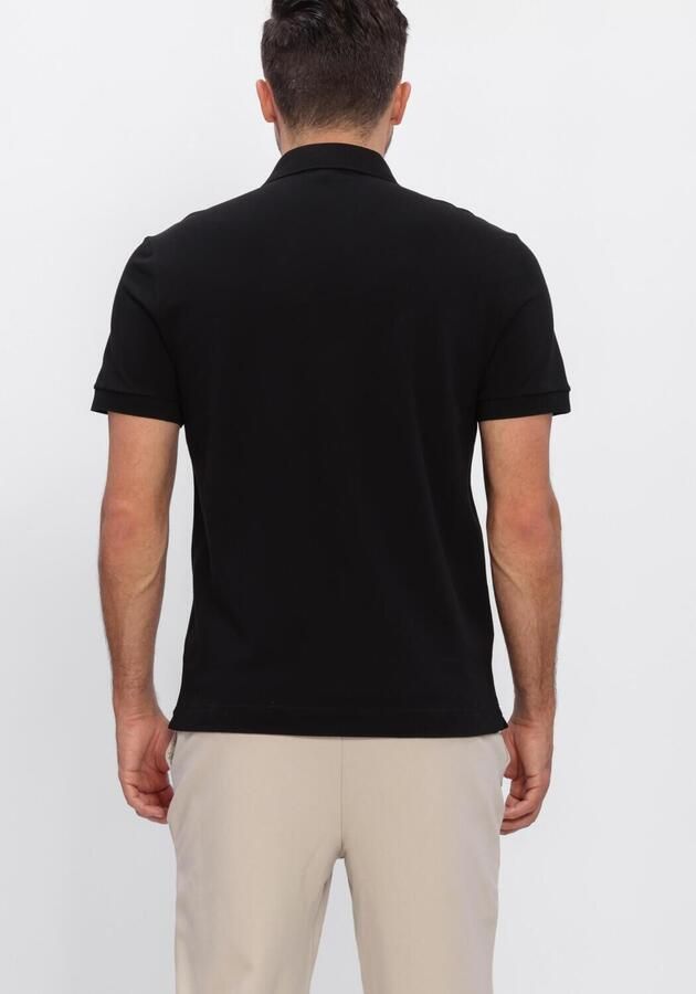 LACOSTE Heren Polo's & T-shirts Regular Fit Cotton Blend Polo Shirt Zwart - Foto 3