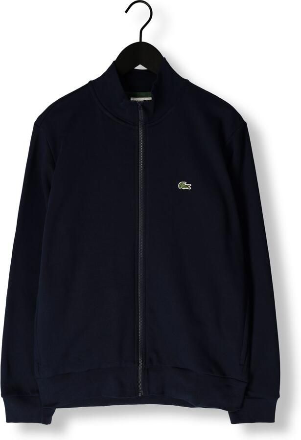 Lacoste Navyblauwe Katoenen Sweatshirt met Hoge Kraag en Ritssluiting Blauw Heren - Foto 3