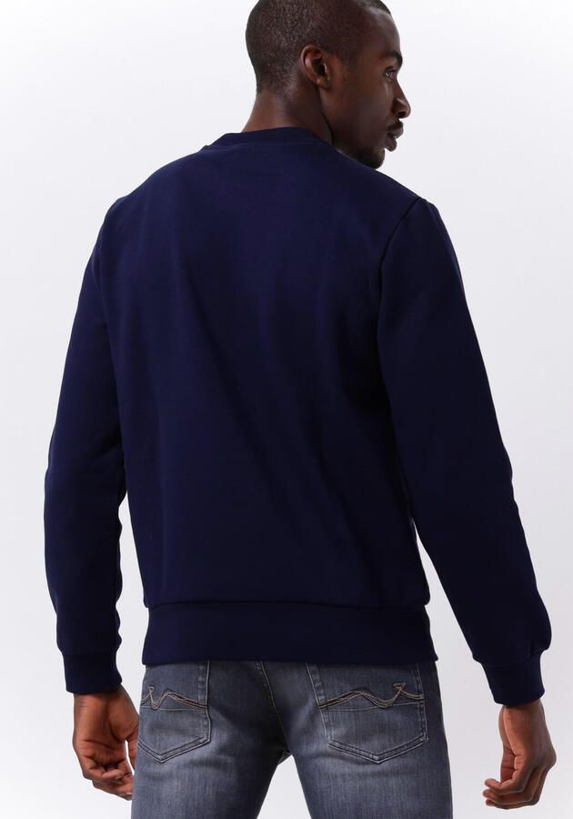 Lacoste Trui met ronde hals gemakkelijk te onderhouden duurzame katoenmix met wolaandeel