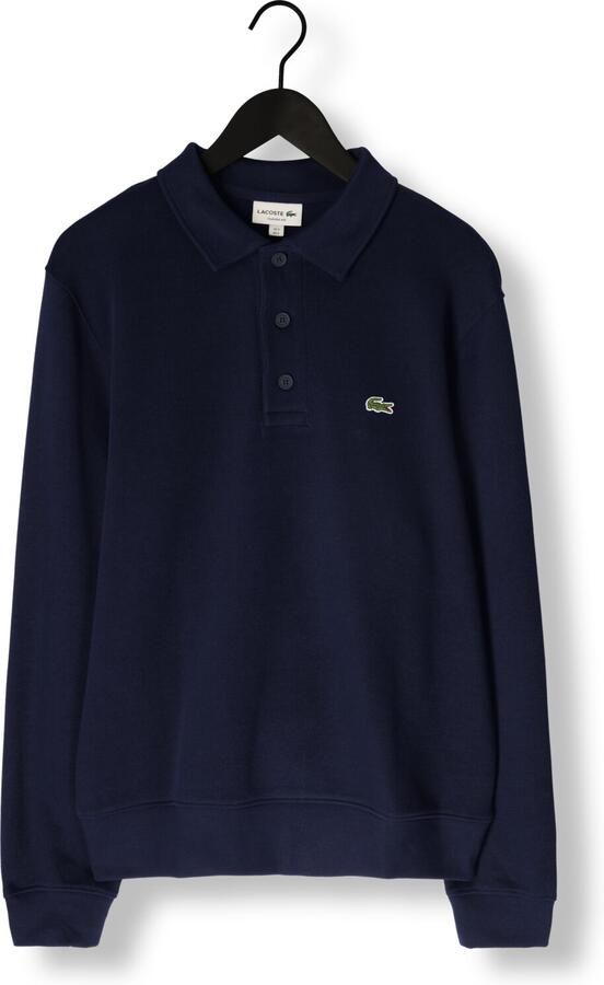 LACOSTE Heren Truien & Vesten Classic Fit Polo Collar Ribbed Polo Donkerblauw - Foto 3