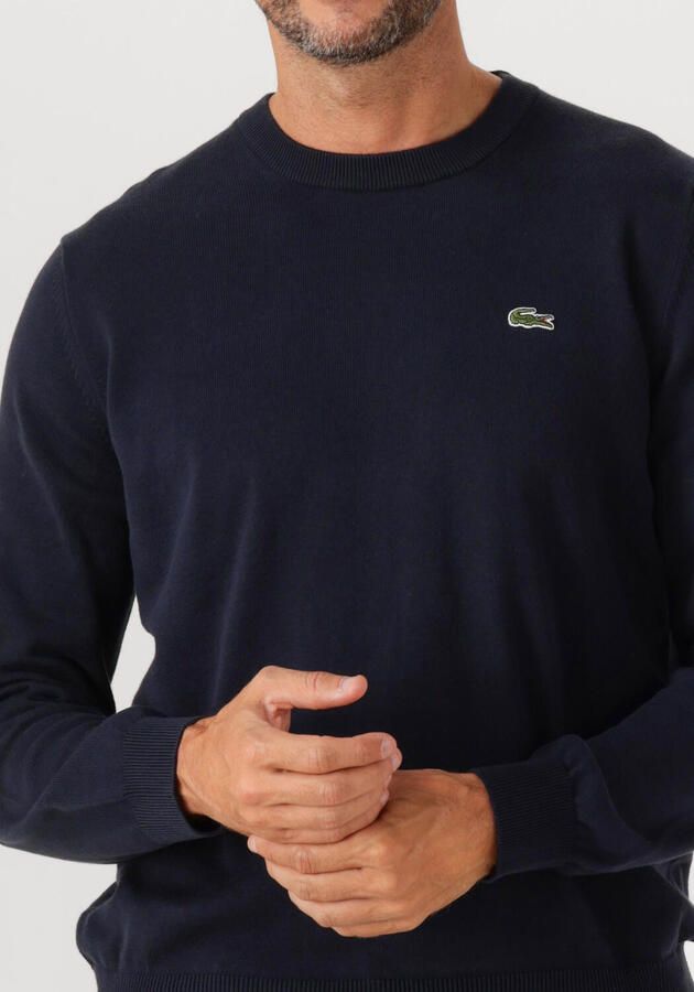 LACOSTE Heren Truien & Vesten Regular Fit Crew Neck Sweater Donkerblauw