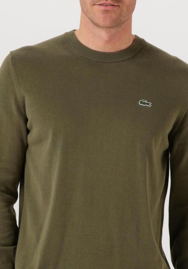 LACOSTE Heren Truien & Vesten Regular Fit Crew Neck Sweater Khaki - Foto 2