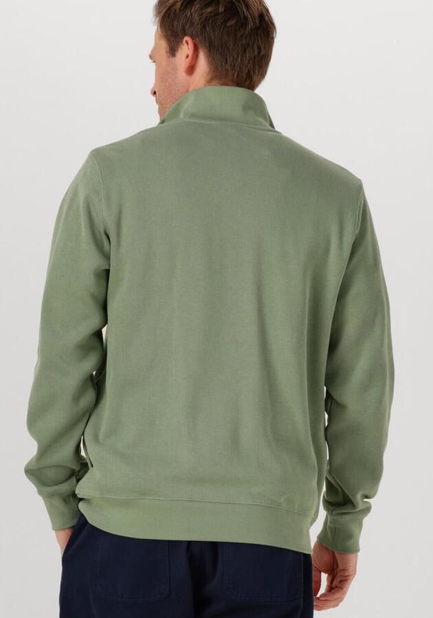 LACOSTE Heren Truien & Vesten Regular Fit High Neck Zipped Sweatshirt Groen