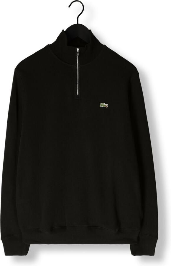 LACOSTE Heren Truien & Vesten Regular Fit High Neck Zipped Sweatshirt Zwart - Foto 3