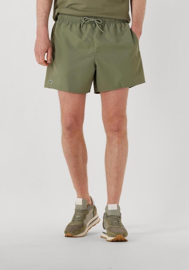 LACOSTE Heren Zwembroeken 1hm1 Mens Swimming Trunks 12 Groen - Foto 4
