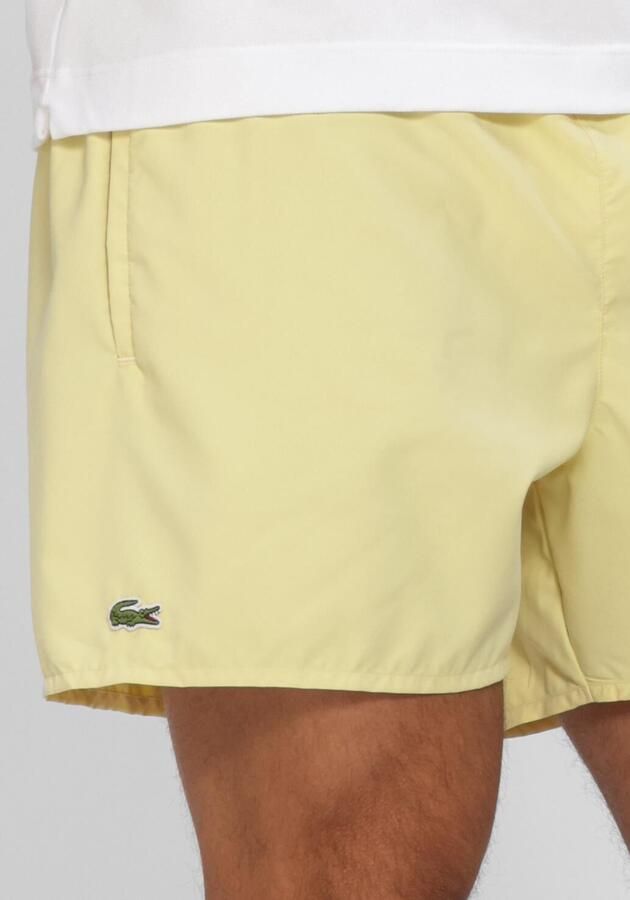 LACOSTE Heren Zwembroeken Short Quick-dry Swim Trunks Geel - Foto 3