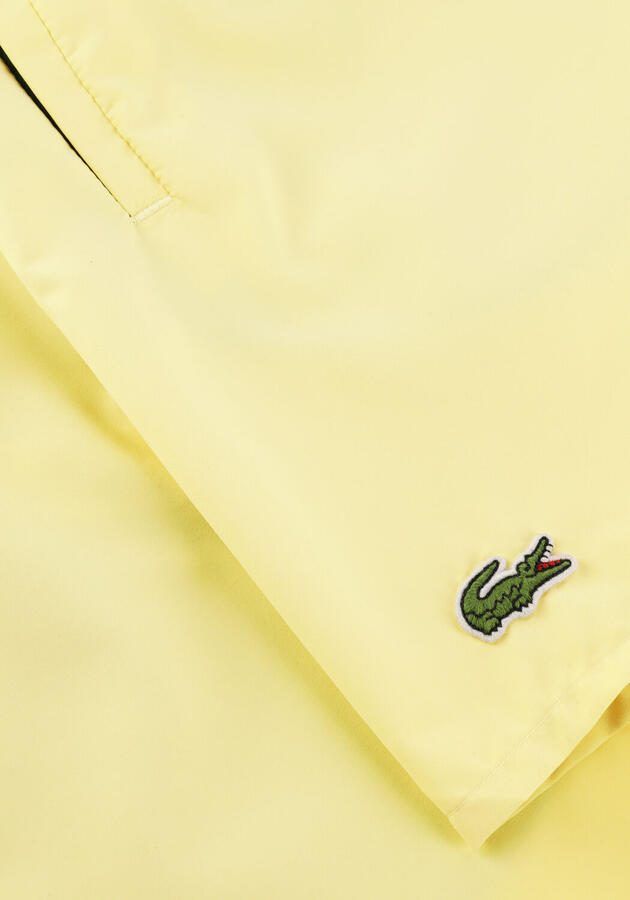 LACOSTE Heren Zwembroeken Short Quick-dry Swim Trunks Geel - Foto 4