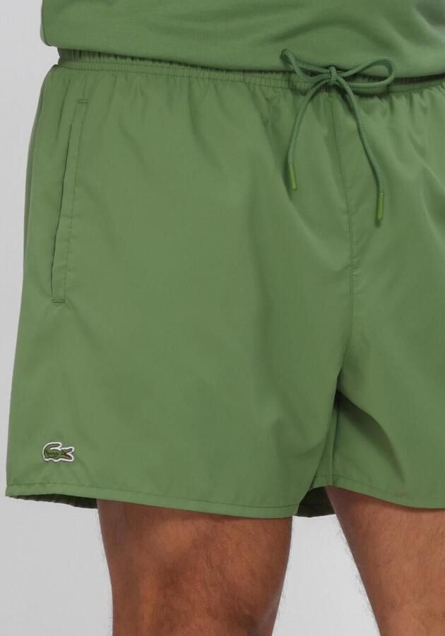 LACOSTE Heren Zwembroeken Short Quick-dry Swim Trunks Groen - Foto 4
