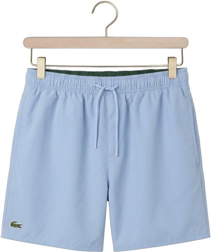 LACOSTE Heren Zwembroeken Short Quick-dry Swim Trunks Lichtblauw - Foto 2