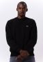 Lacoste Zwarte Casual Sweater met Geribbelde Zoom en Manchetten Black Heren - Thumbnail 1