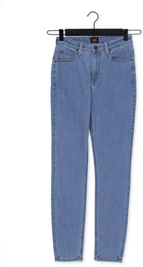 Lee Scarlett High Waist Skinny Jeans Blue Dames