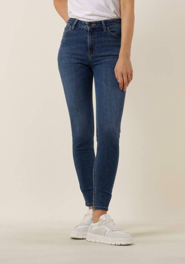 Lee Skinny fit high rise jeans met stretch model 'Scarlett'